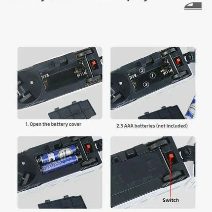 Electric Harmony Express Train Set - Premium Railway Experience for Junior Engineers