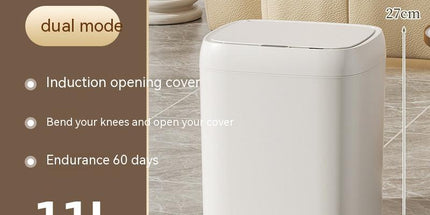 Peekaboo Studio Smart Trash Can with Lid & Induction Sensor, Compact D Pillowcases & Shams smart-trash-can-with-lid-for-bedroom-and-living-room-kitchen-storage-box-trash-can-induction-small-car-box-automatic-smart-dustbin-smart-trash-bin Arts, Crafts & Sewing›Art Supplies›Paint