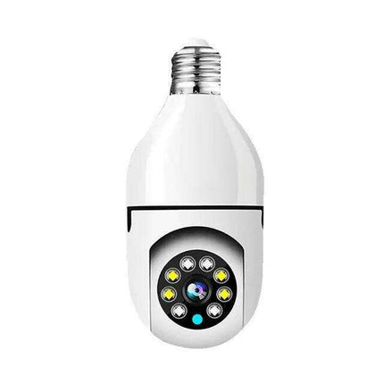 360-Degree Smart Wireless Bulb Camera for Enhanced Surveillance at Home or Office