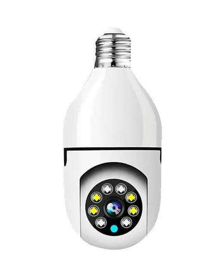 360-Degree Smart Wireless Bulb Camera for Enhanced Surveillance at Home or Office