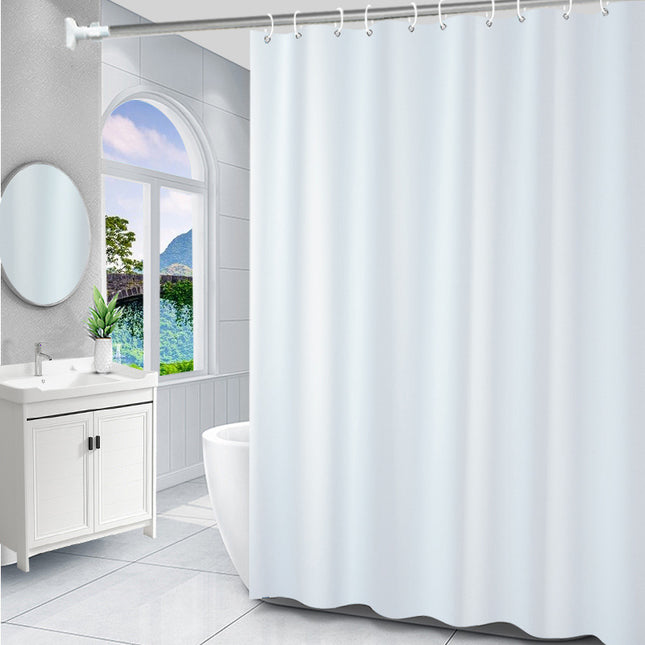 Peekaboo Studio Pure Color Shower Curtain - Water-Resistant & Durable