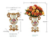Sophisticated European Resin Vase for Elegant Home Decor