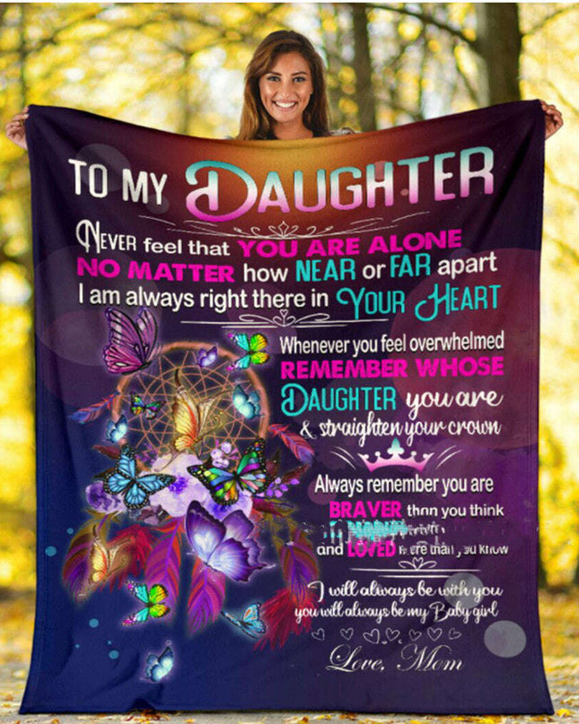 Dual-Sided Customizable Flannel Blanket 3D Design