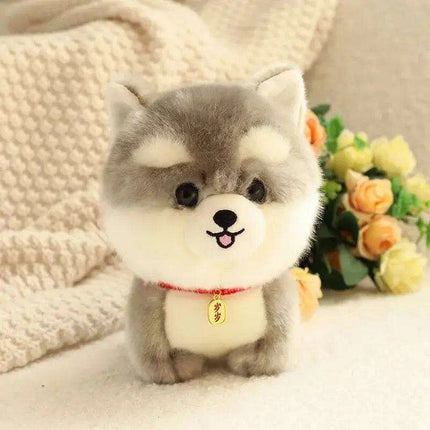 Charming Kawaii Chow-Pom-Corgi Mix Plush Pet Doll