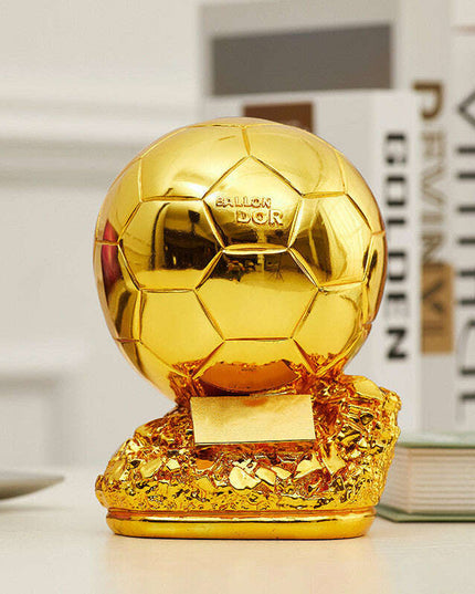Customizable Soccer Golden Ball Trophy Award