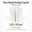 D4.3xH3.5cm / Gold line / 100 pcs