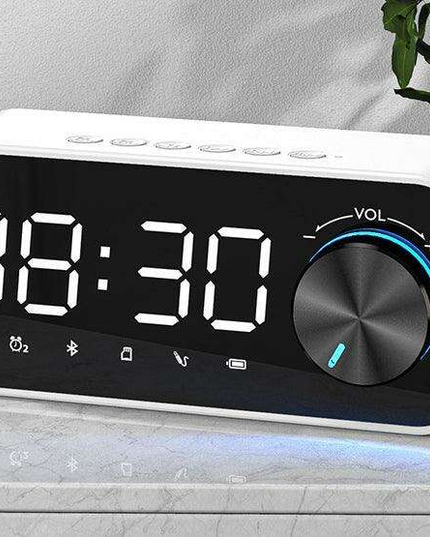 Bluetooth Mini Clock Speaker with Powerful Subwoofer - Your Ultimate Music Experience
