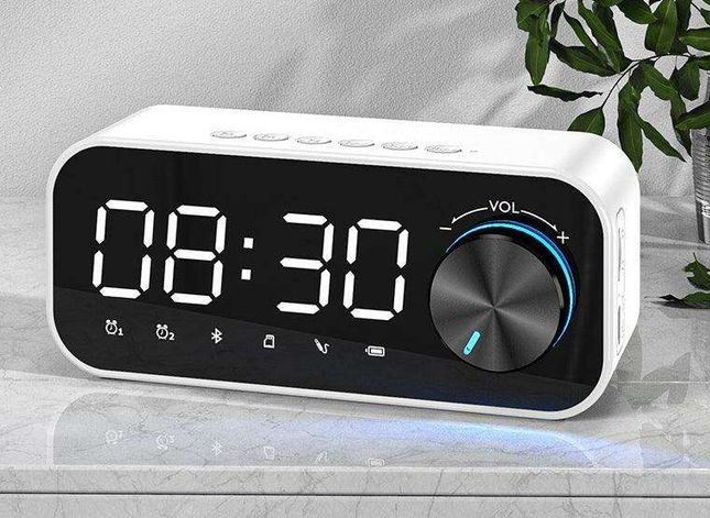 Bluetooth Mini Clock Speaker with Powerful Subwoofer - Your Ultimate Music Experience