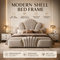 Modern Bed Frame with Optional Bedside Cabinets — 150 / 180 / 200cm Widths