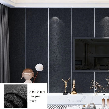 Peekaboo Studio Thickened Linen Texture Self-Adhesive Wallpaper