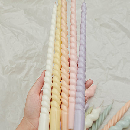 Handmade Soy Wax Aromatherapy Candle in Milk Colors — Gift for Birthday Parties