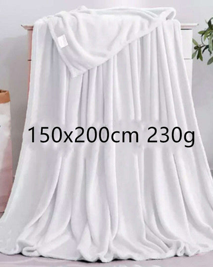 Dual-Sided Customizable Flannel Blanket 3D Design