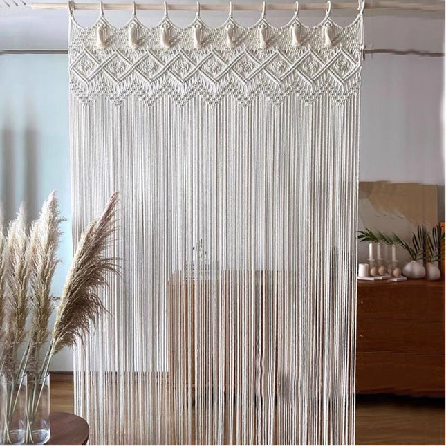 Ins Handmade Rope Woven Curtain Hallway Covering Curtain Line