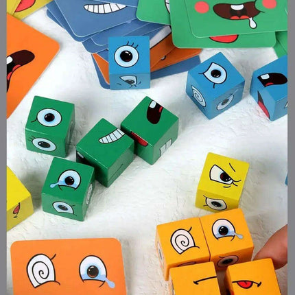Emoticon Adventure Eco-Friendly Puzzle Set: Fun Learning Tool for Kids