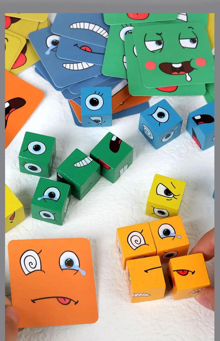 Emoticon Adventure Cube Puzzle: Educational Game for Kids to Hone Skills