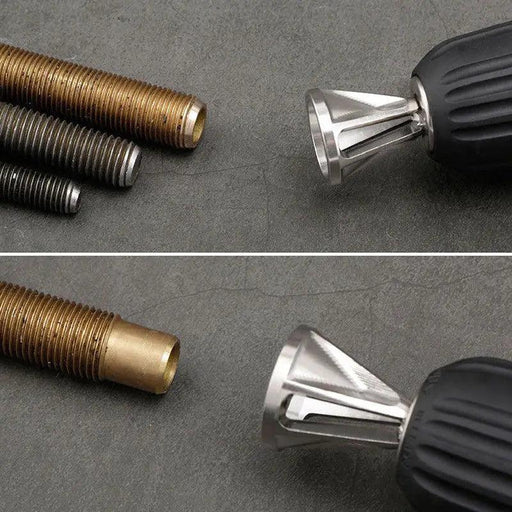 1*CR12MOV High Strength Hardness Drill Bit Remove Burr Deburring External Chamfer Tool Silver Hex shank FreeDropship