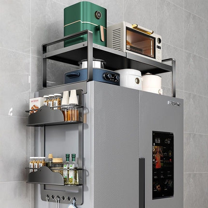 AliKopy Magnetic Refrigerator Top Storage Rack - Space-Saving Organize