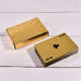 Luxurious Gold Plated Poker Cards for Elegant Gaming Nights
