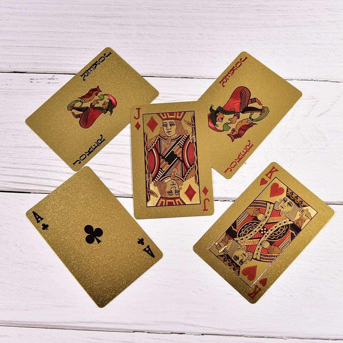 Golden Luxury Poker Deck Set for Classy Game Nights