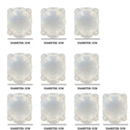 10Pcs Transpare 5cm