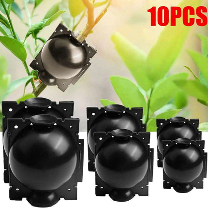 10-Pack Reusable Plant Rooting Spheres for Seamless Air Layering and Propagation - Très Elite