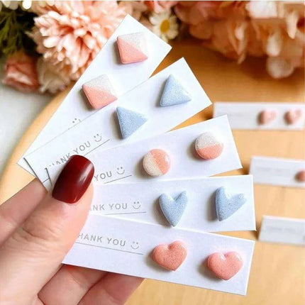 10-Piece DIY Geometric Clay Cutters for Unique Earring Designs - Soft Polymer Molds Set - Très Elite