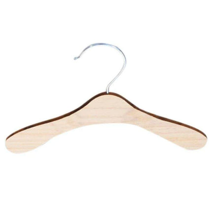 10-Piece Wooden Dog Clothing Hangers - Sturdy and Lightweight Pet Apparel Organizers..