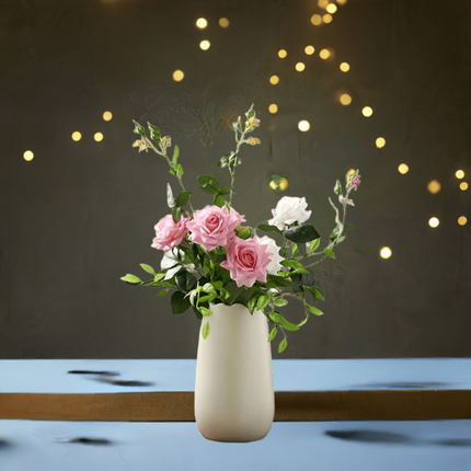 10 Stems Life-like Artificial Floral Arrangement for Weddings and Home Décor - Très Elite