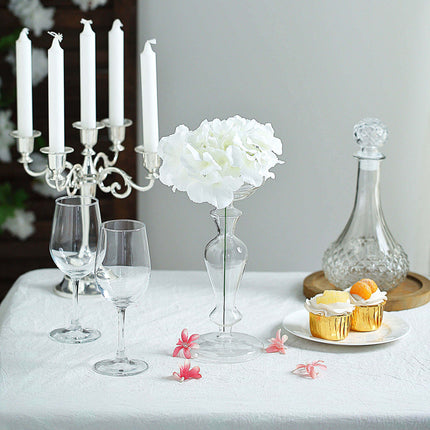 AliKopy 10 Cream Satin Hydrangeas - Realistic, DIY Floral Arrangements