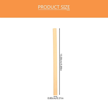 100 Count Eco-Friendly Bamboo Bee Tubes for Enhanced Pollination - Très Elite