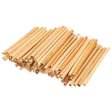 100 Count Eco-Friendly Bamboo Bee Tubes for Enhanced Pollination - Très Elite