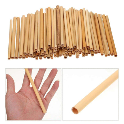 100 Count Eco-Friendly Bamboo Bee Tubes for Enhanced Pollination - Très Elite
