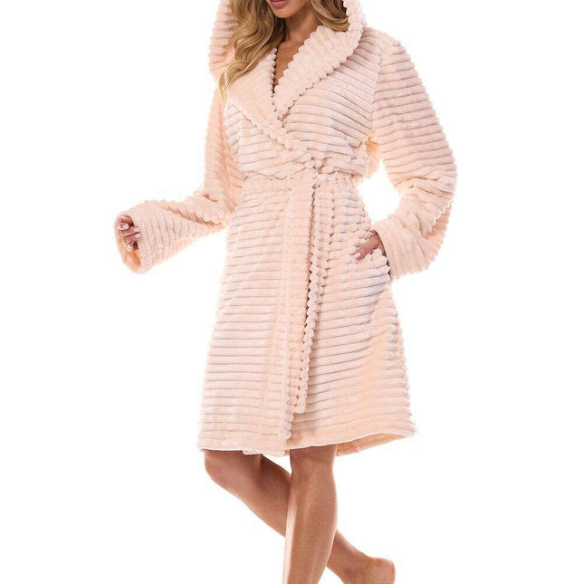 100% Polyester Bathrobe – Model 217118, Sizes S–XL | Très Elite - Très Elite