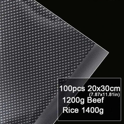 100 Superior Antimicrobial Vacuum Sealer Bags for Maximum Freshness Retention - Très Elite