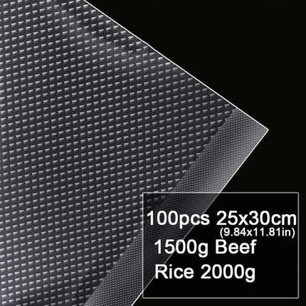 100 Superior Antimicrobial Vacuum Sealer Bags for Maximum Freshness Retention - Très Elite