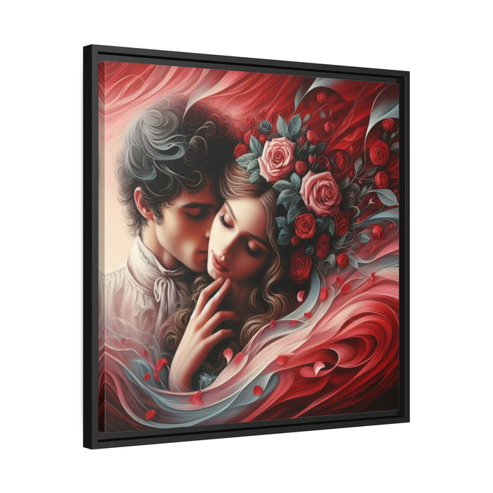 Whispering - Valentine Matte Canvas Picture Frame