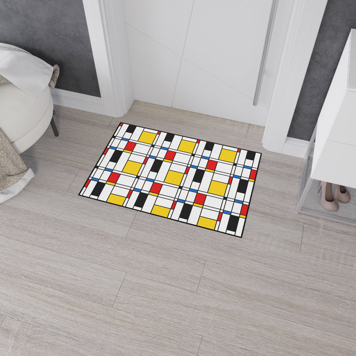 Maison d'Elite Exclusive Abstract Polyester Floor Rug - Sophisticated Home Décor Piece