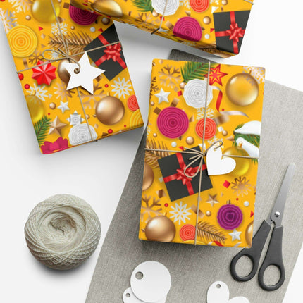 Exquisite 3D Luxury Christmas Gift Wrap Collection: Matte & Satin Options