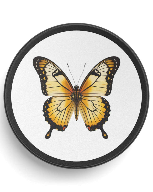 Elite Customized Black Hockey Puck: Luxe Fan Essential