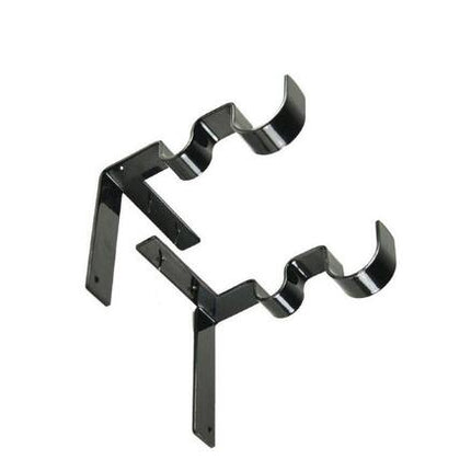 2 X Curtain Rod Bracket Kwik Hang Curtain Rod Holders Tap Right Into W
