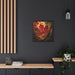 Maple Leaf Elegance: Premium Canvas Art Set in Sleek Black Frame