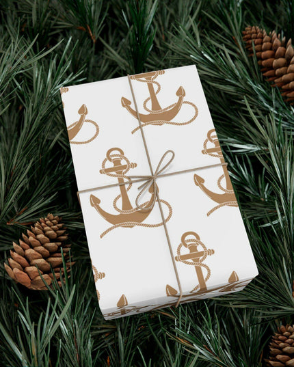 Nautical Elegance: Premium Gift Wrap Collection - Made in the USA