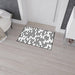 Modern Monochrome Personalized Area Rug for Sophisticated Spaces