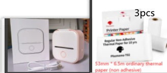 Portable Mini Thermal Label Printer Home Photo Printer Student Wrong Q