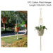 Bohemian Rattan Macrame Plant Hanger with Handcrafted Charm