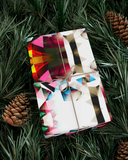 Elegant Eco-Friendly 3D Holiday Gift Wrap Set: Premium USA-Made Wrapping Paper