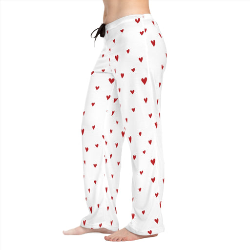Valentine Red Heart Women's Pajama Pants - Indulge in Opulence