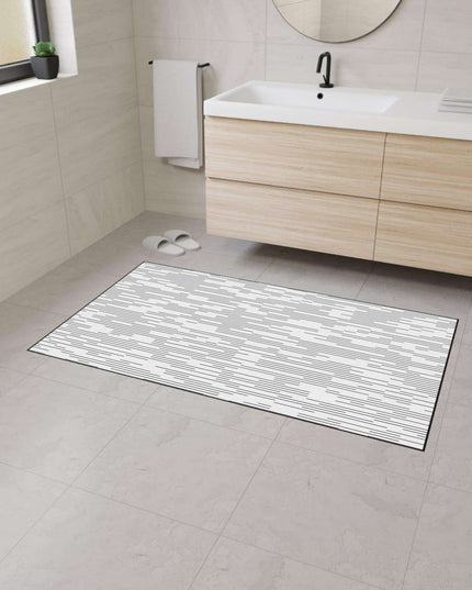 Elegant Ethnic-Inspired Area Rug - Chic Black Trim & Lively Cultural Patterns