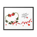 The beauty of Love Valentine Matte Canvas Pinewood Frame