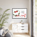 Elegant Love Matte Canvas - Sustainable Elegance for Your Walls